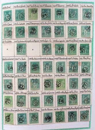 1849-1910, Jolie collection de France avec une belle