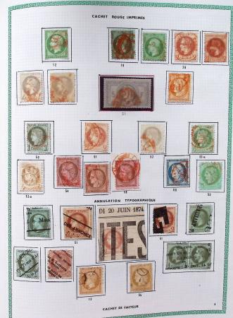 1849-1910, Jolie collection de France avec une belle