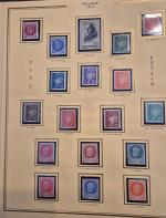1849-1960, Collection en 8 albums et classeurs, dont