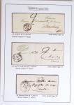 JANVIER 1849 Collection de 36 lettres avec oblitérations