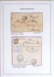 JANVIER 1849 Collection de 36 lettres avec oblitérations