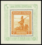 N°1A-4A,  Blocs pour U.P.U. 1949