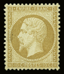 N°21 10c bistre, neuf *, TB