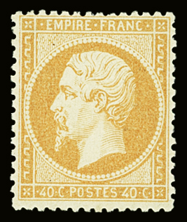 N°23 40c orange, neuf *, très frais, TB