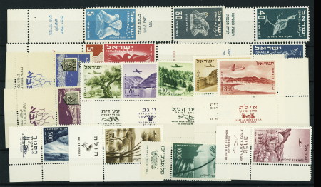 N°1/17   Oiseaux 1950, Taba 1952 et vues 1953/1956