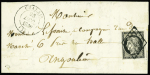 N°3a 20c noir sur blanc +T14 Chalais 23 des 1849 (15)