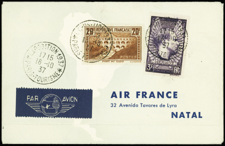 16.10.1937 Paris - Natal 6 New York - Hong Kong - Paris