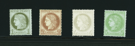 N°50 à 53, neuf *, TB