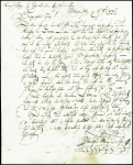 Rare Port payé orné d'Habsheim sur lettre 1786 de Mulhouse