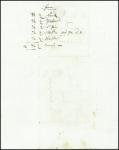 Rare Port payé orné d'Habsheim sur lettre 1786 de Mulhouse