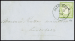 Allemagne n°14 OBL CAD "Altkirch" (1874) sur lettr