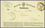 Allemagne n°15 OBL CAD "Altkirch" (1873) sur carte
