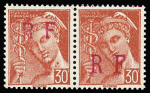 NIORT N°15 à 18 10c à 50c Mercure en 4 paires Type