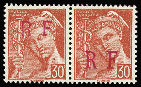 NIORT N°15 à 18 10c à 50c Mercure en 4 paires Type