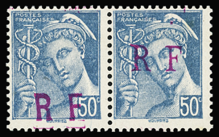 NIORT N°17 et 18 40c et 50c Mercure en 2 paires Type