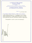 N°3 variété Légende et cadre très décalés à gauche,