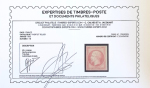 N°16 40c orange, neuf *, très frais, TTB. Cert. Calves