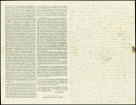 LE FRANKLIN N°29 OBL étoile 8 + CAD "Paris R. d'Antin" (4 dec 70) sur Gazette des Absents n°13 pour Amiens sans arrivée (territoire occupé) (Le Franklin), TB