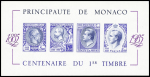 BLOC-FEUILLET N°33b et 33c Centenaire du premier timbre