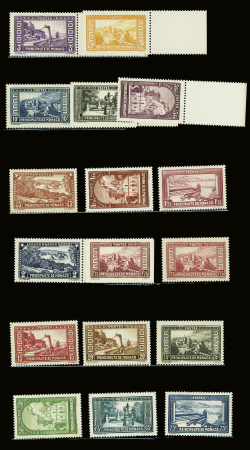 N°119/134 Paysages de la Principauté, série complète