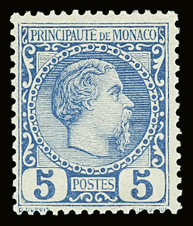 N°3 5c bleu, neuf **, TB