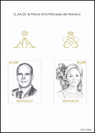 BLOC-FEUILLET N°103 « Monaco Phil 2015 » dans un encart