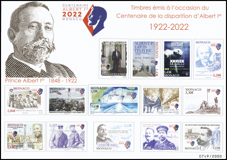 BLOC-FEUILLET N°108 « Monaco Phil 2022», neuf **, TB