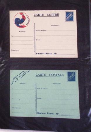 1939-1945, Collection de près de 550 cartes postales