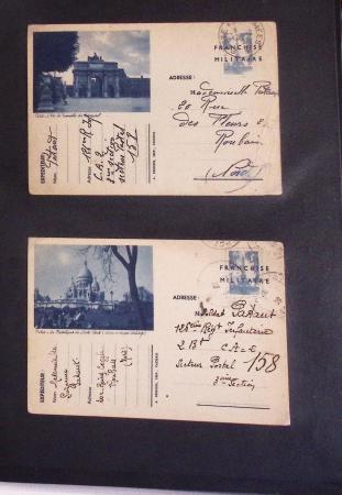 1939-1945, Collection de près de 550 cartes postales