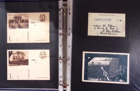 1939-1945, Collection de près de 550 cartes postales