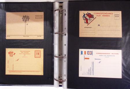 1939-1945, Collection de près de 550 cartes postales