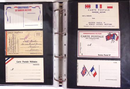 1939-1945, Collection de près de 550 cartes postales