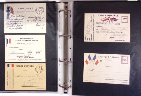 1939-1945, Collection de près de 550 cartes postales