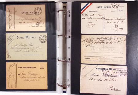 1939-1945, Collection de près de 550 cartes postales