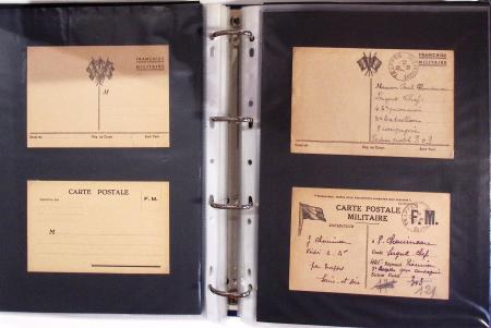 1939-1945, Collection de près de 550 cartes postales
