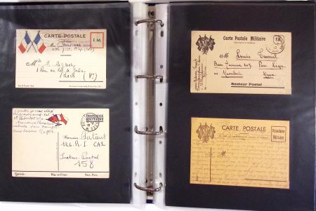 1939-1945, Collection de près de 550 cartes postales