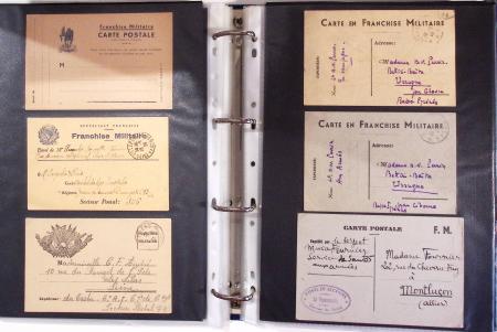 1939-1945, Collection de près de 550 cartes postales