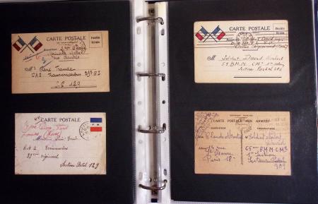 1939-1945, Collection de près de 550 cartes postales
