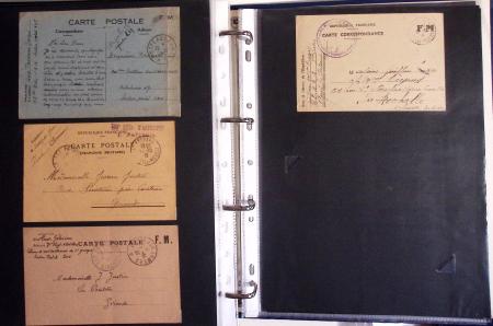 1939-1945, Collection de près de 550 cartes postales