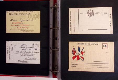 1939-1945, Collection de près de 550 cartes postales