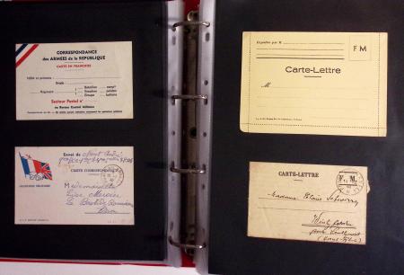 1939-1945, Collection de près de 550 cartes postales