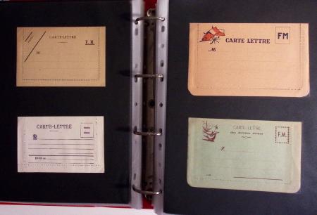 1939-1945, Collection de près de 550 cartes postales