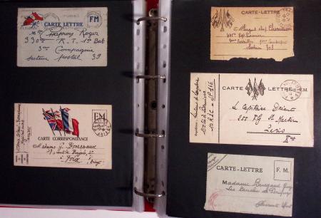 1939-1945, Collection de près de 550 cartes postales