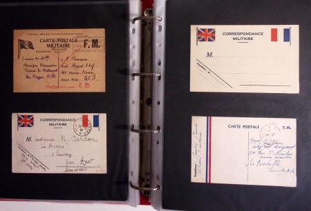 1939-1945, Collection de près de 550 cartes postales