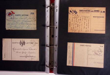 1939-1945, Collection de près de 550 cartes postales