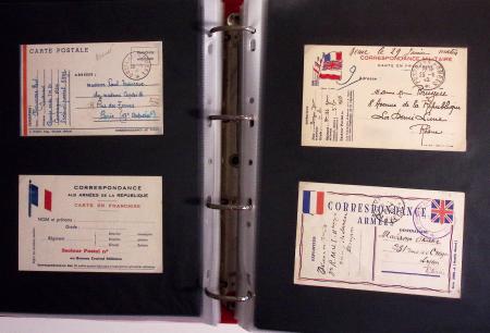 1939-1945, Collection de près de 550 cartes postales