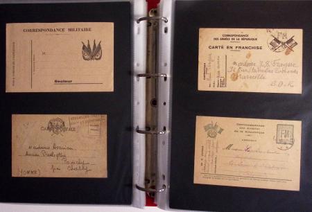 1939-1945, Collection de près de 550 cartes postales