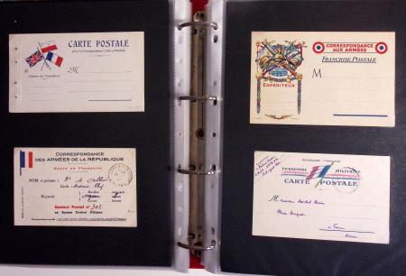 1939-1945, Collection de près de 550 cartes postales