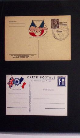 1939-1945, Collection de près de 550 cartes postales