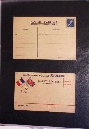 1939-1945, Collection de près de 550 cartes postales